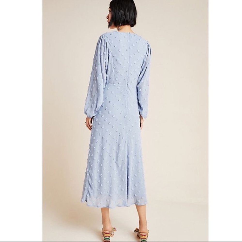 NWT ANTHROPOLOGIE Michaela Pommed Midi Dress HTF - Picture 5 of 5